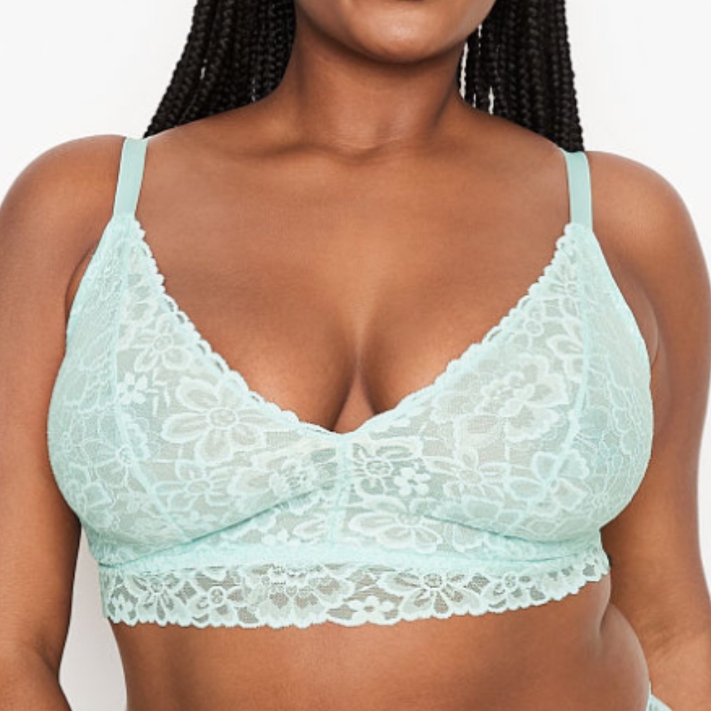 VICTORIA'S SECRET Curve Bralette PLUS SIZE 3 - Aqua Crystal